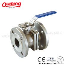 2PC Stainless Steel Ball Valve with Lock Handle Ss316/Ss304 (Q41F-16R)